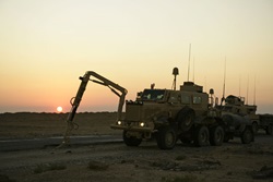 buffalo mine-protected clearance vehicle