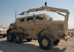 buffalo mine-protected clearance vehicle